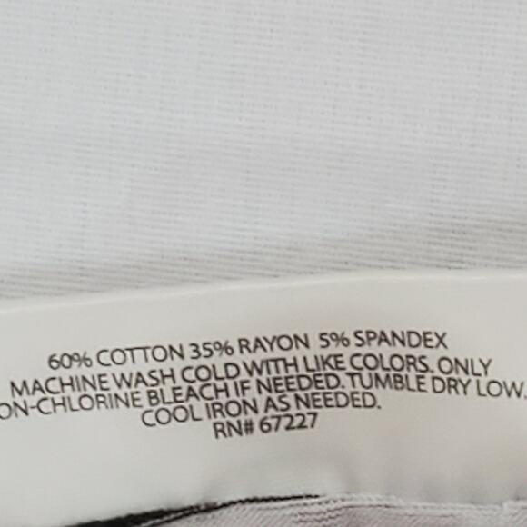 Bobbie Brooks Short Sleeve Stripe Tunic Tee 1X - Picture 4 of 6